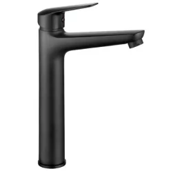   Mosdó csaptelep, Deante Boro mosdó csaptelep, magas, fekete BMO_N20K