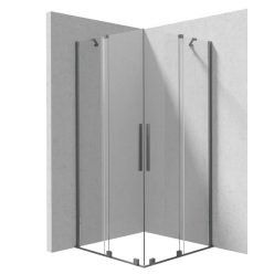   Zuhanykabin, Deante Prizma zuhanykabin 90x90, titanium KPNDP09P09