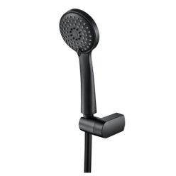   Zuhanyszett, Deante Boro zuhanyszett, 1 ponton rögzíthető, fekete NER_N41K