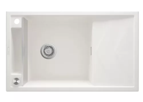Mosogatótálca,Deante Magnetic 1 medencés+csepegtető, mágneses,gránit mosogató,alabástrom ZRM_A113