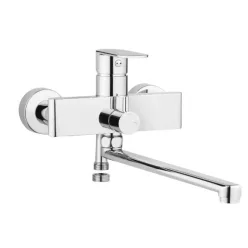   Mosdó csaptelep, Deante Alpinia hosszított kifolyóval, króm BGA_056M