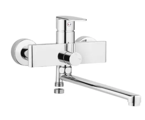 Mosdó csaptelep, Deante Alpinia hosszított kifolyóval, króm BGA_056M