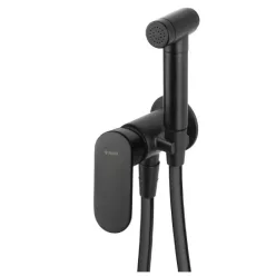   Falba süllyesztett csaptelep,Deante Alpinia bidé csaptelep kézizuhannyal fekete BGA_N34M