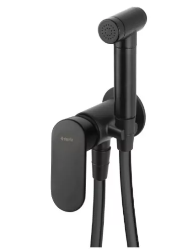 Falba süllyesztett csaptelep,Deante Alpinia bidé csaptelep kézizuhannyal fekete BGA_N34M