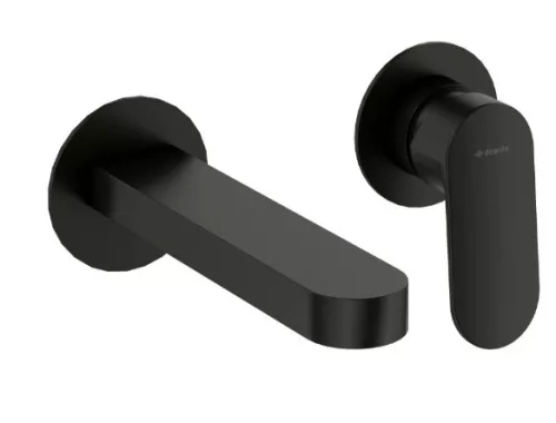 Falba süllyesztett csaptelep, Deante Alpinia mosdó csaptelep 2 lyukas, fekete BGA_N55L