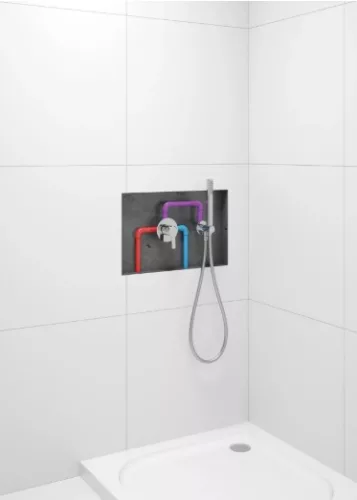 Falba süllyesztett csaptelep, Deante Arnika zuhany csaptelep,zuhanyváltó nélkül, króm BQA_044L