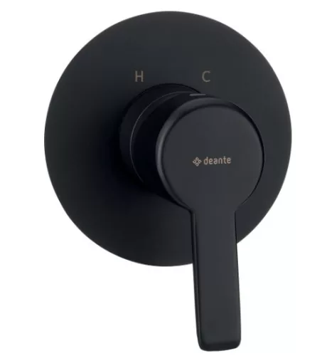 Falba süllyesztett csaptelep, Deante Arnika zuhany csaptelep zuhanyváltó nélkül,fekete BQA_N44L