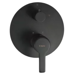   Falba süllyesztett csaptelep, Deante Arnika zuhany csaptelep zuhanyváltóval, fekete BQA_N44P