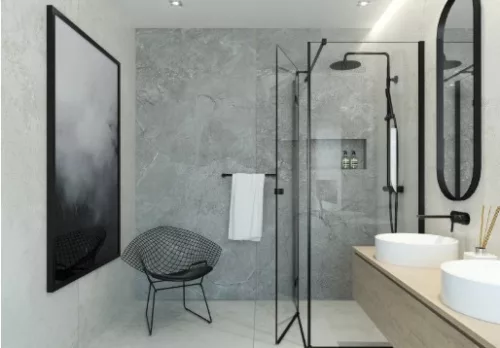 Falba süllyesztett csaptelep, Deante Arnika mosdó csaptelep, fekete BQA_N54L