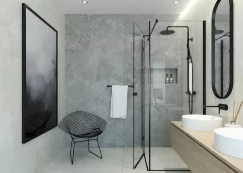 Falba süllyesztett csaptelep, Deante Arnika mosdó csaptelep, fekete BQA_N54L