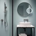 Falba süllyesztett csaptelep,Deante Arnika zuhany csaptelep zuhanyváltó nélkül,titanium BQA_D44L