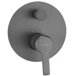   Falba süllyesztett csaptelep, Deante Arnika zuhany csaptelep zuhanyváltóval, titanium BQA_D44P