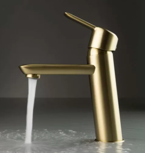 Mosdó csaptelep, Deante Arnika mosdó csaptelep, szálcsiszolt arany BQA_R20M