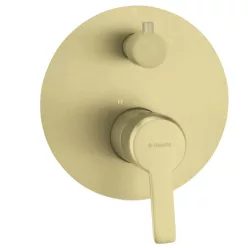   Falba süllyesztett csaptelep, Deante Arnika zuhany csaptelep, szálcsiszolt arany BQA_R44P