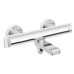   Kádtöltő csaptelep, Deante Therm termosztatikus kádtöltő csaptelep, króm BCH_01BT