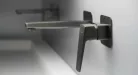 Falba süllyesztett csaptelep, Deante Blur mosdó csaptelep, titanium BQL_D54L