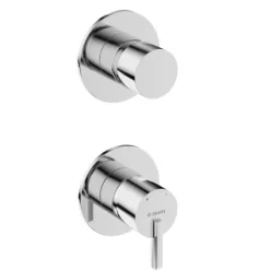   Falba süllyesztett csaptelep, Deante Silia zuhany csaptelep zuhanyváltóval, króm BQS_044P