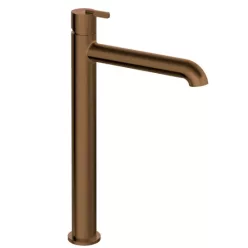   Mosdó csaptelep, Deante Silia mosdó csaptelep, magas, szálcsiszolt bronz BQS_C20K