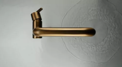 Mosdó csaptelep, Deante Silia mosdó csaptelep, magas, szálcsiszolt bronz BQS_C20K