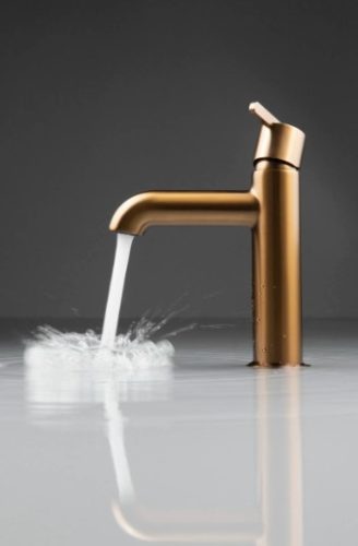 Mosdó csaptelep, Deante Silia mosdó csaptelep, szálcsiszolt bronz BQS_C20M
