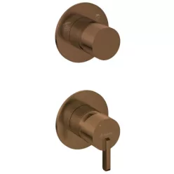   Falba süllyesztett csaptelep, Deante Silia zuhany csaptelep, szálcsiszolt bronz BQS_C44P