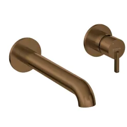   Falba süllyesztett csaptelep, Deante Silia mosdó csaptelep, szálcsiszolt bronz, BQS_C54L