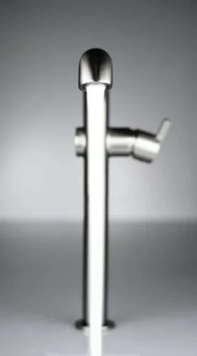 Mosdó csaptelep, Deante Silia mosdó csaptelep,magas,szögletes kifolyóval,titanium BQS_D24K