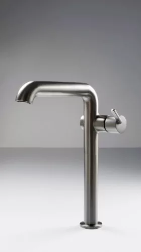 Mosdó csaptelep, Deante Silia mosdó csaptelep,magas,szögletes kifolyóval,titanium BQS_D24K