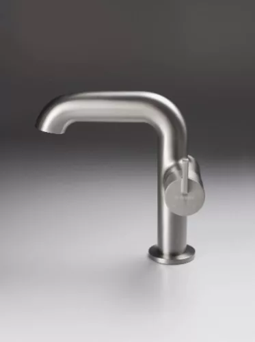 Mosdó csaptelep, Deante Silia mosdó csaptelep, szögeletes kifolyócsővel, titanium BQS_D24M
