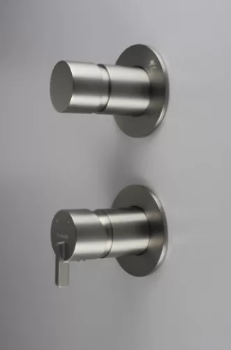 Falba süllyesztett csaptelep, Deante Silia zuhany csaptelep zuhanyváltóval,titanium BQS_D44P