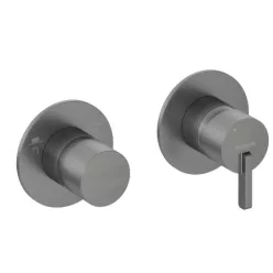   Falba süllyesztett csaptelep, Deante Silia zuhany csaptelep, vízszintes, titanium BQS_D46P