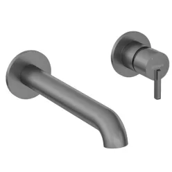   Falba süllyesztett csaptelep, Deante Silia mosdó csaptelep, titanium BQS_D54L