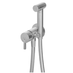   Falba süllyesztett csaptelep,Deante Silia bidé csaptelep kézizuhannyal,szálcsiszolt acél BQS_F34M