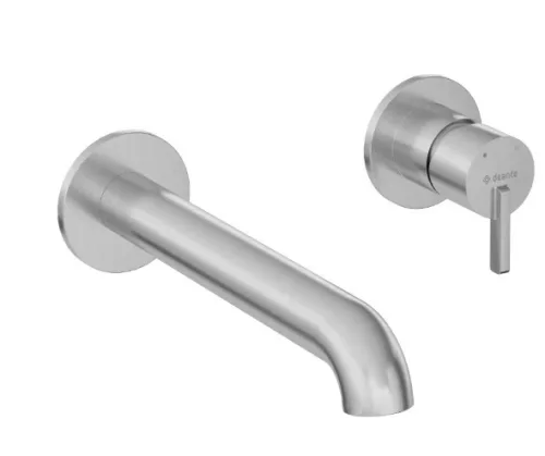 Falba süllyesztett csaptelep, Deante Silia mosdó csaptelep, szálcsiszolt acél BQS_F54L