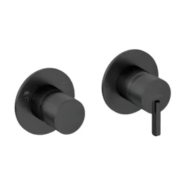   Falba süllyesztett csaptelep, Deante Silia zuhany csaptelep,vízszintes, fekete BQS_N46P