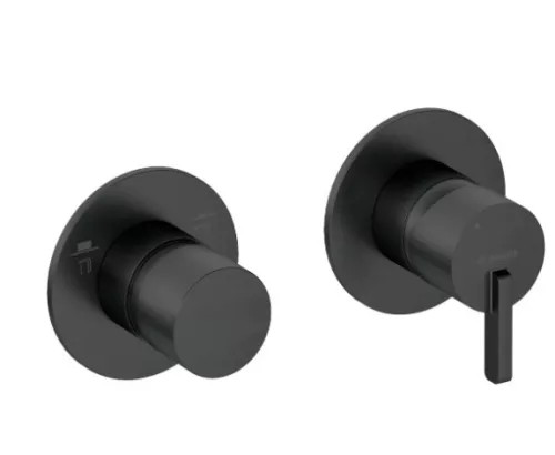 Falba süllyesztett csaptelep, Deante Silia zuhany csaptelep,vízszintes, fekete BQS_N46P