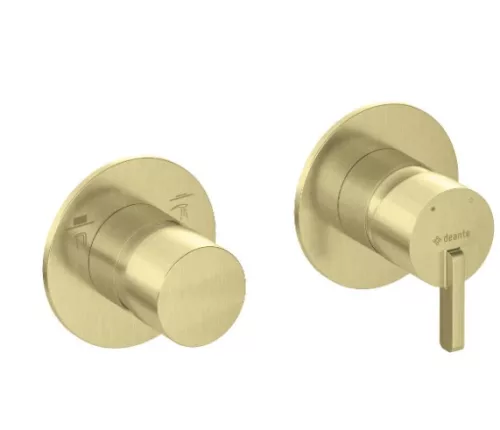 Falba süllyesztett csaptelep,Deante Silia zuhany csaptelep,vízszintes,szálcsiszolt arany BQS_R46P