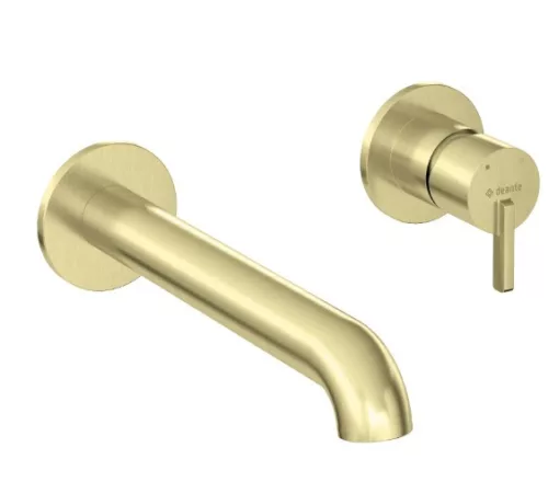 Falba süllyesztett csaptelep, Deante Silia mosdó csaptelep, szálcsiszolt arany BQS_R54L