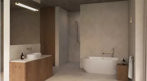 Falba süllyesztett csaptelep, Deante Silia mosdó csaptelep, szálcsiszolt arany BQS_R54L