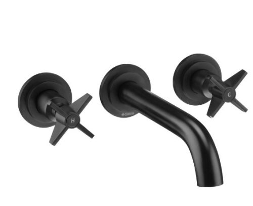 Falba süllyesztett csaptelep, Deante Temisto mosdó csaptelep, fekete BQT_N54D