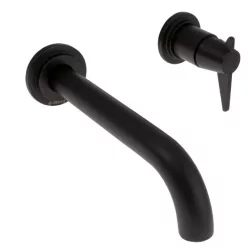   Falba süllyesztett csaptelep, Deante Temisto mosdó csaptelep, fekete BQT_N54L