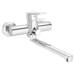   Mosdó csaptelep, Deante Tubo mosdó csaptelep hosszabbított kifolyóval, króm BUT_056M