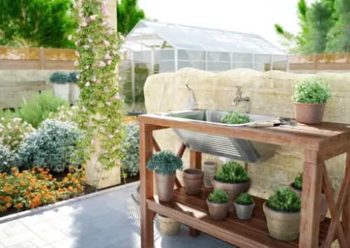 Mosdó csaptelep, Deante kerti mosogató csaptelep kevert vagy hideg vízhez, króm BEZ_122L