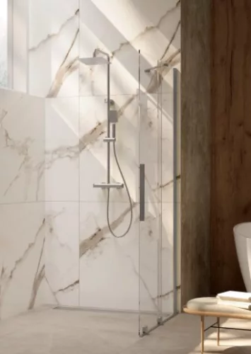 Zuhanyszett, Deante Therm termosztatikus zuhany csapteleppel,szálcsiszolt acél NAC_F4HT