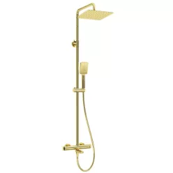   Zuhanyszett, Deante Therm termosztatikus kádtöltő csapteleppel,arany NAC_Z1HT