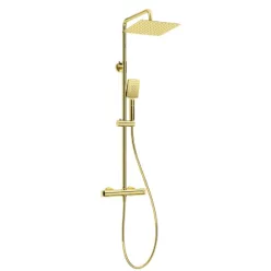   Zuhanyszett, Deante Therm termosztatikus zuhany csapteleppel,arany NAC_Z4HT
