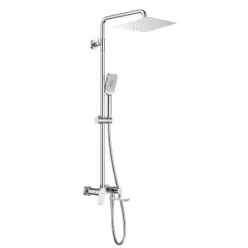   Zuhanyszett, Deante Alpinia zuhanyszett kádtöltő csapteleppel, króm NAC_01AM