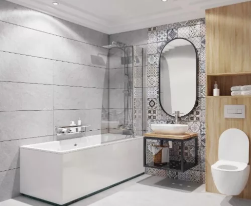 Zuhanyszett, Deante Alpinia zuhanyszett kádtöltő csapteleppel, króm NAC_01AM