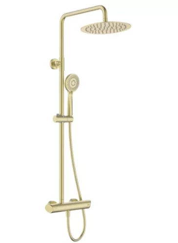 Zuhanyszett, Deante Arnika zuhanyszett zuhany csapteleppel,szálcsiszolt arany NAC_R1QK