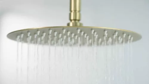 Zuhanyszett, Deante Arnika zuhanyszett zuhany csapteleppel,szálcsiszolt arany NAC_R1QK